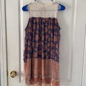 Crochet Boho Swing Dress